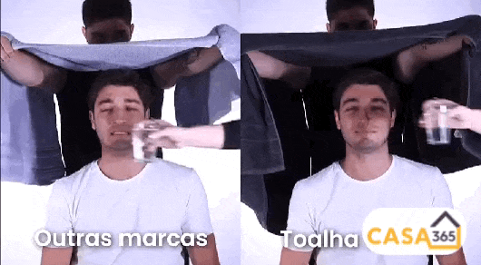 Absorção das Toalhas